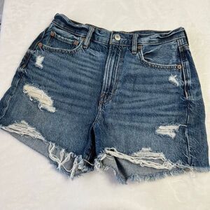 American Eagle 90s Boyfriend Shorts High Rise 4 Women